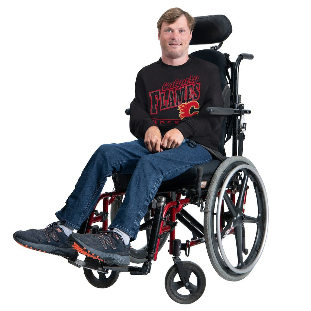 Calgary Flames G-III Sports by Carl Banks Adaptive Headliner Fleece Sweatshirt Black