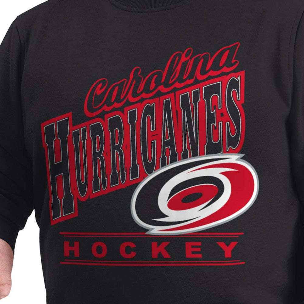 Carolina Hurricanes G-III Sports by Carl Banks Adaptive Headliner Fleece Sweatshirt Black