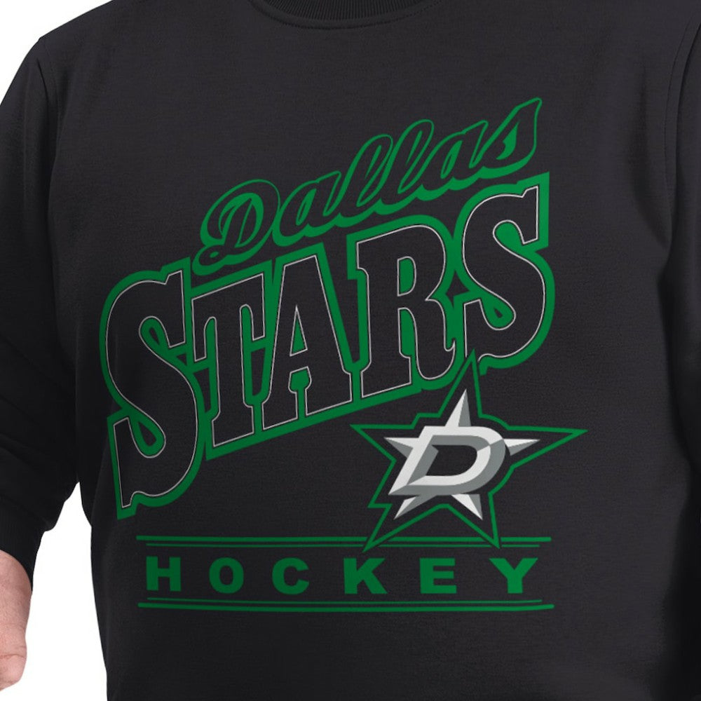 Dallas Stars G-III Sports by Carl Banks Adaptive Headliner Fleece Sweatshirt Black
