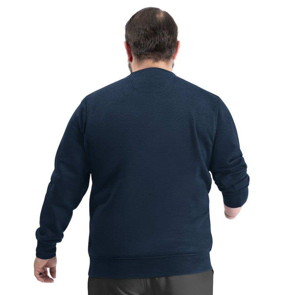 Vancouver Canucks G-III Sports by Carl Banks Adaptive Headliner Fleece Sweatshirt Navy