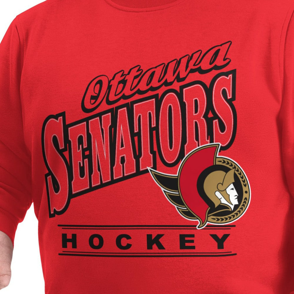 Ottawa Senators G-III Sports by Carl Banks Adaptive Headliner Fleece Sweatshirt Red