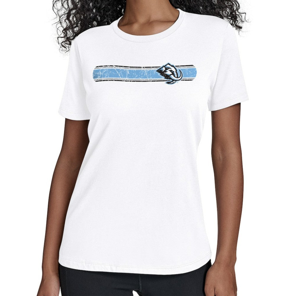 Utah Mammoth Starter Women's Team Stripe T-Shirt White
