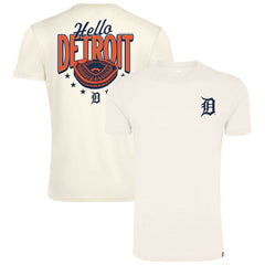 Detroit Tigers Sportiqe Unisex Hello Detroit Duke Oversized T-Shirt Cream