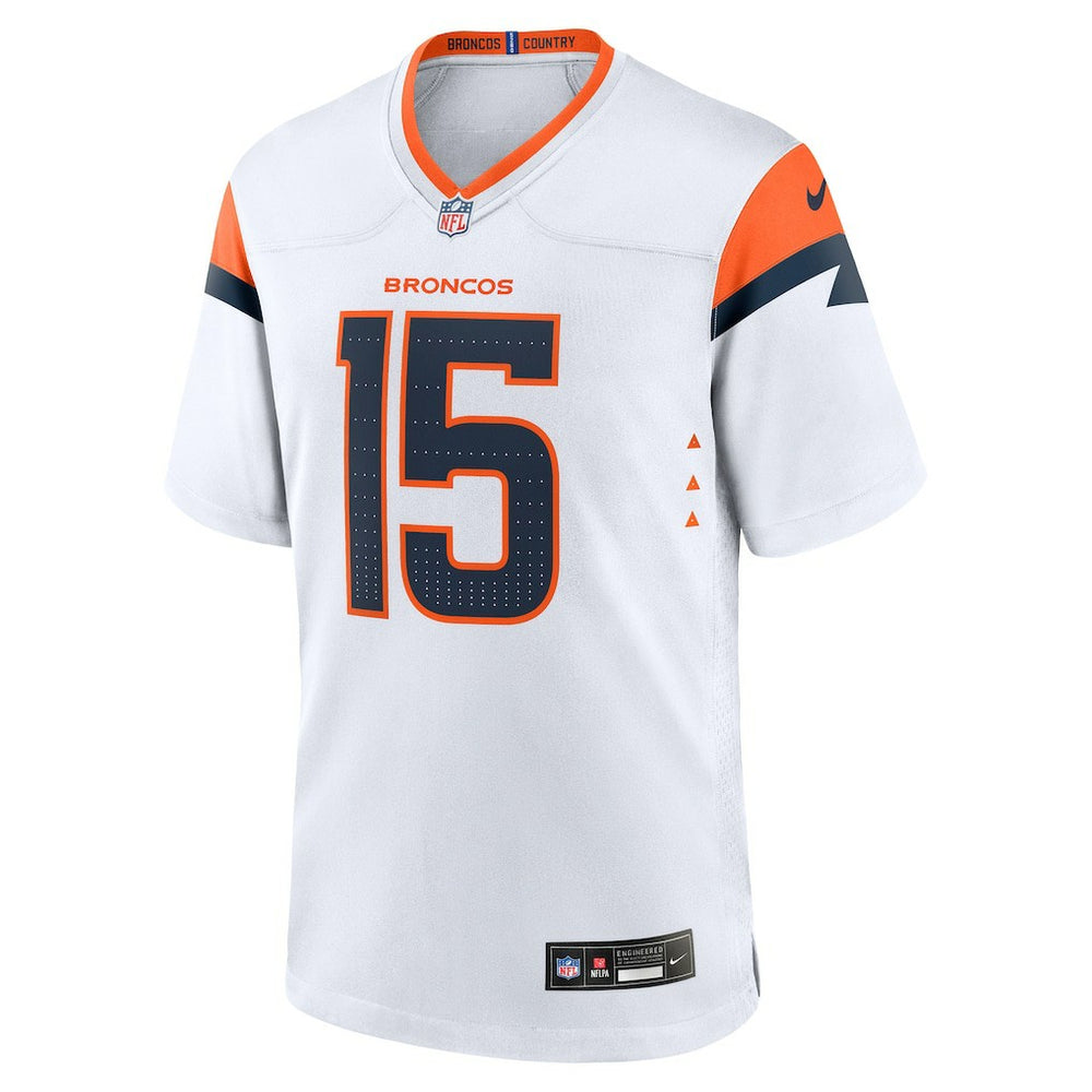 Nik Bonitto Denver Broncos Game Jersey - White