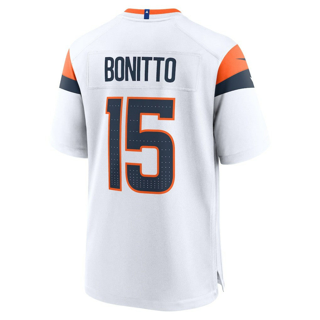Nik Bonitto Denver Broncos Game Jersey - White