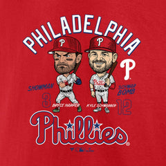 Bryce Harper & Kyle Schwarber Philadelphia Phillies Player Duo T-Shirt Red