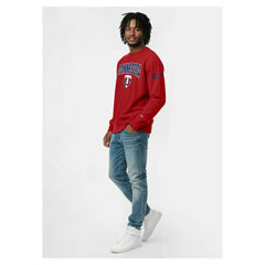 Minnesota Twins Champion Reverse Weave Chenille Sweatshirt Red