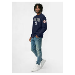 New York Yankees Champion Reverse Weave Chenille Sweatshirt Navy