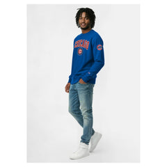 Chicago Cubs Champion Reverse Weave Chenille Sweatshirt Royal