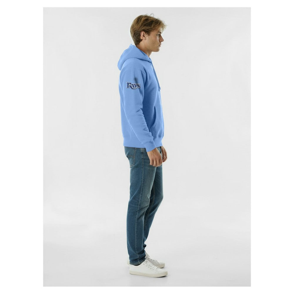Tampa Bay Rays Champion Reverse Weave Chenille Hoodie Light Blue