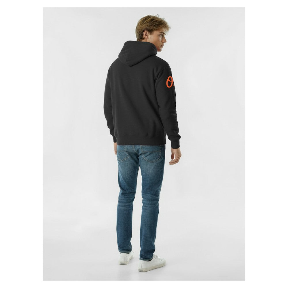 Baltimore Orioles Champion Reverse Weave Chenille Hoodie Black