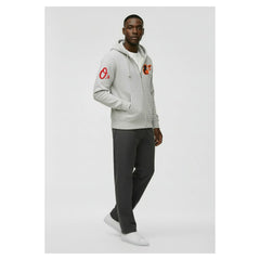 Baltimore Orioles Champion Reverse Weave Chenille Full-Zip Hoodie Gray
