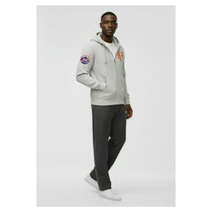 New York Mets Champion Reverse Weave Chenille Full-Zip Hoodie Gray