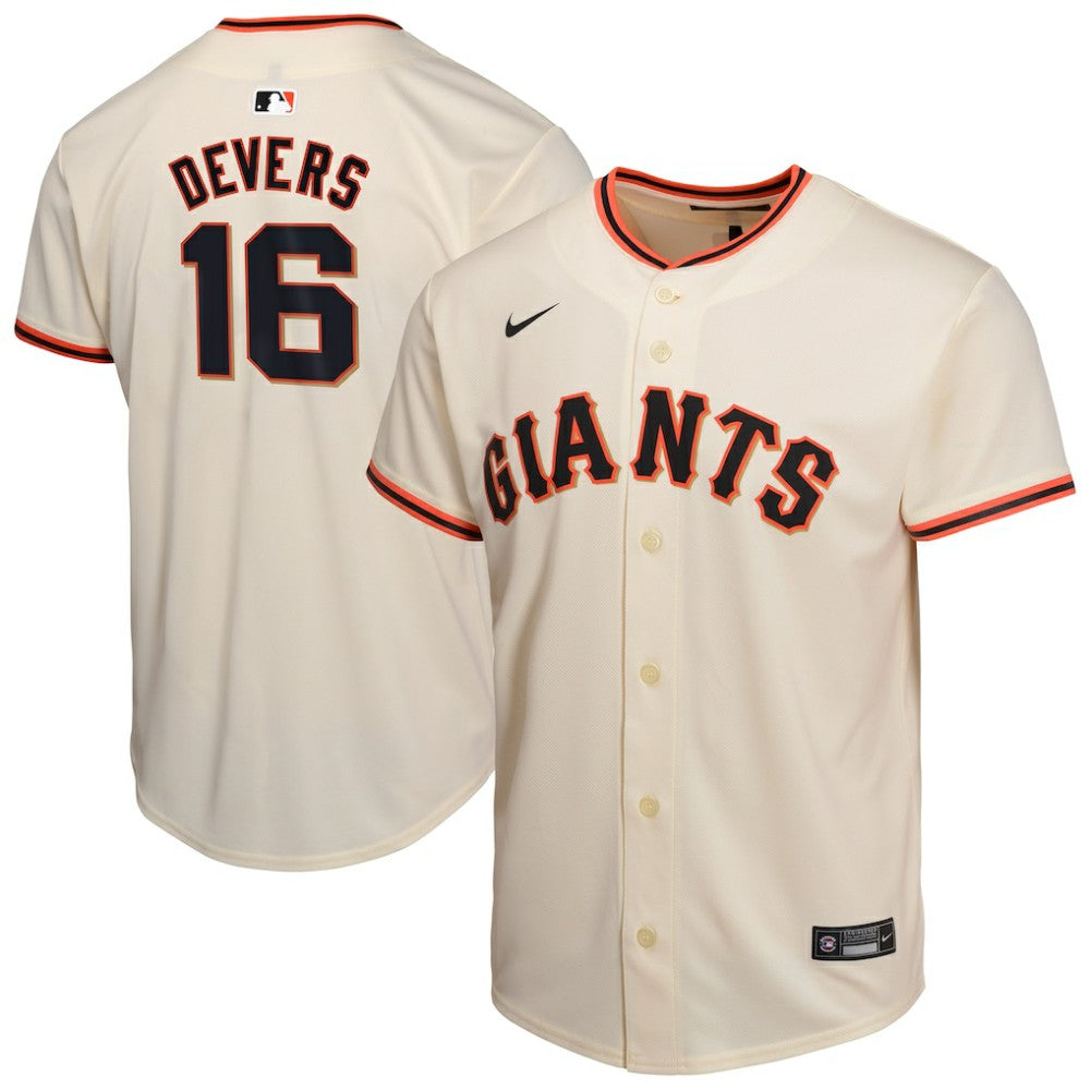 Rafael Devers San Francisco Giants Youth Home Player Game Jersey Cream | Nike