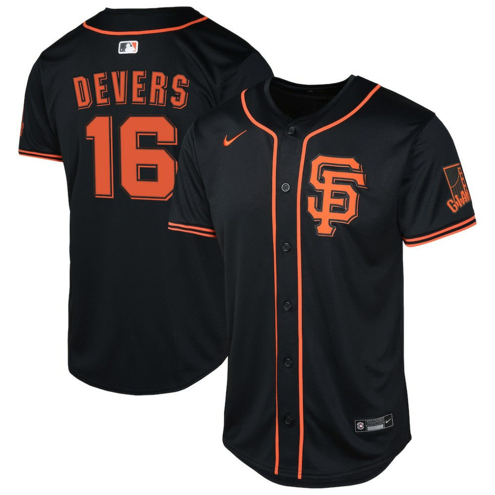Rafael Devers San Francisco Giants Youth Limited Jersey Black | Nike