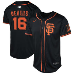 Rafael Devers San Francisco Giants Youth Limited Jersey Black | Nike