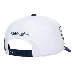 New York Yankees Unisex XL Script Pro Crown Adjustable Hat White/Navy | Mitchell & Ness