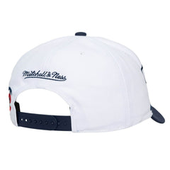 Minnesota Twins Unisex XL Script Pro Crown Adjustable Hat White/Navy | Mitchell & Ness