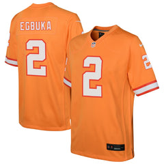 Emeka Egbuka Tampa Bay Buccaneers Youth Team Game Jersey - Orange