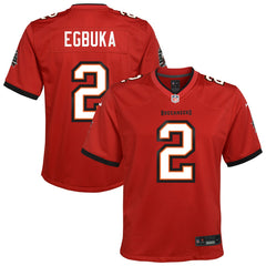 Emeka Egbuka Tampa Bay Buccaneers Youth Team Game Jersey - Red