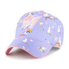 Miami Marlins Girls Youth Unicorn Clean Up Adjustable Hat Lavender | 47 brand
