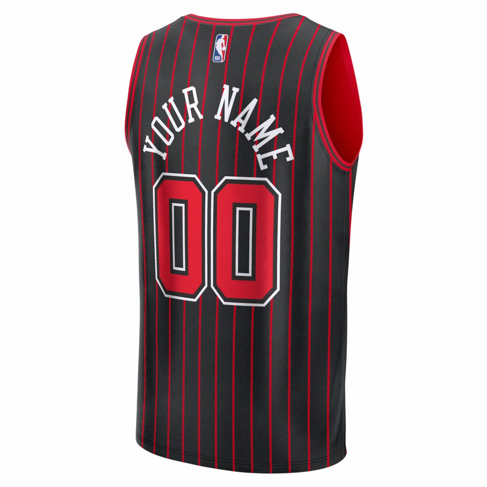 Chicago Bulls Youth Fastbreak Custom Jersey sale - Statement Editi- Black
