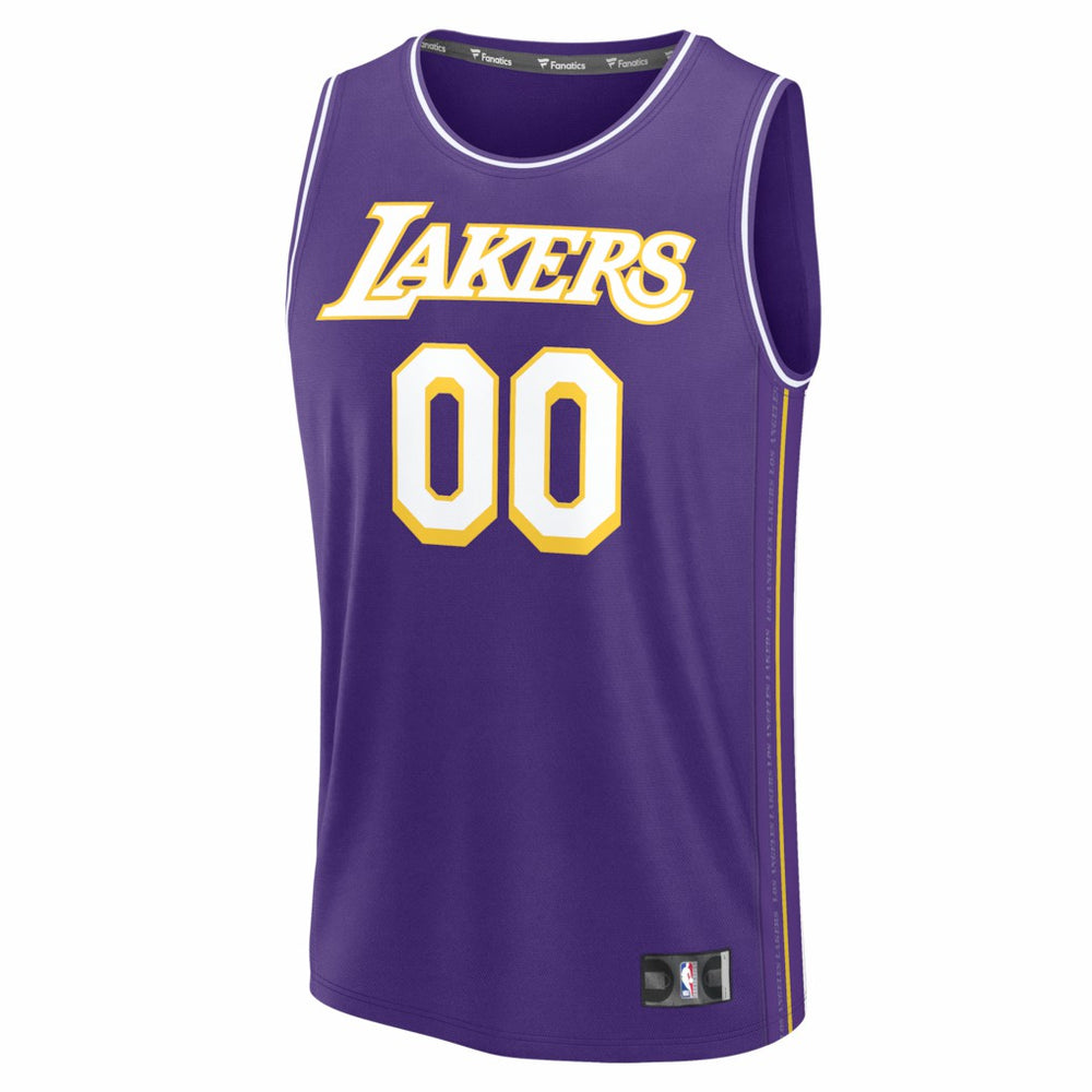 Los Angeles Lakers Youth Fastbreak Custom Jersey - Statement Edition - Purple