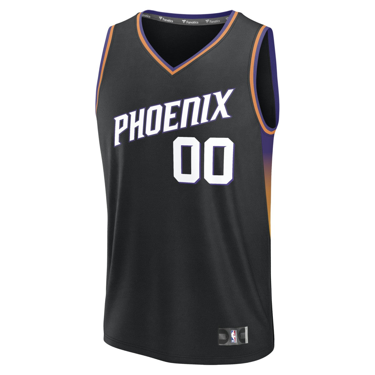 Phoenix Suns Youth Fastbreak Custom Jersey - Statement Edition - Black