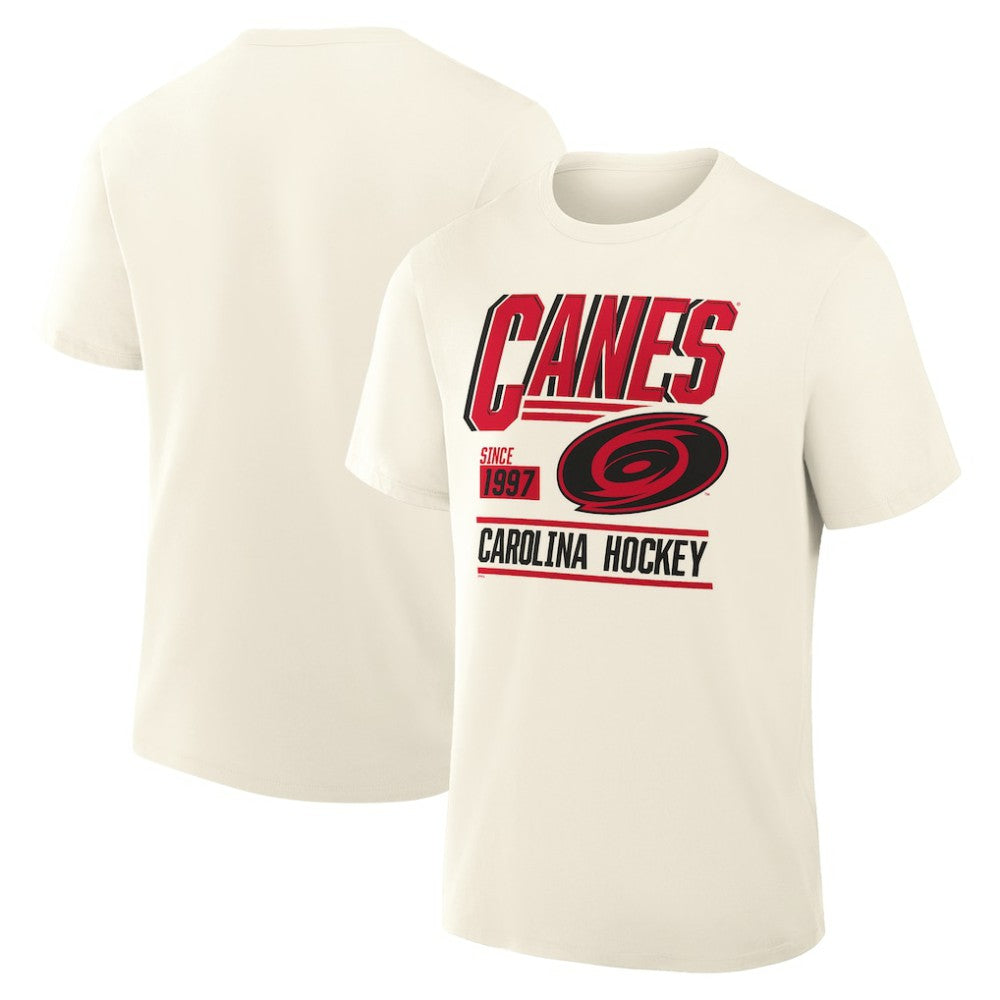 Carolina Hurricanes Fanatics Male Legacy T-Shirt Cream