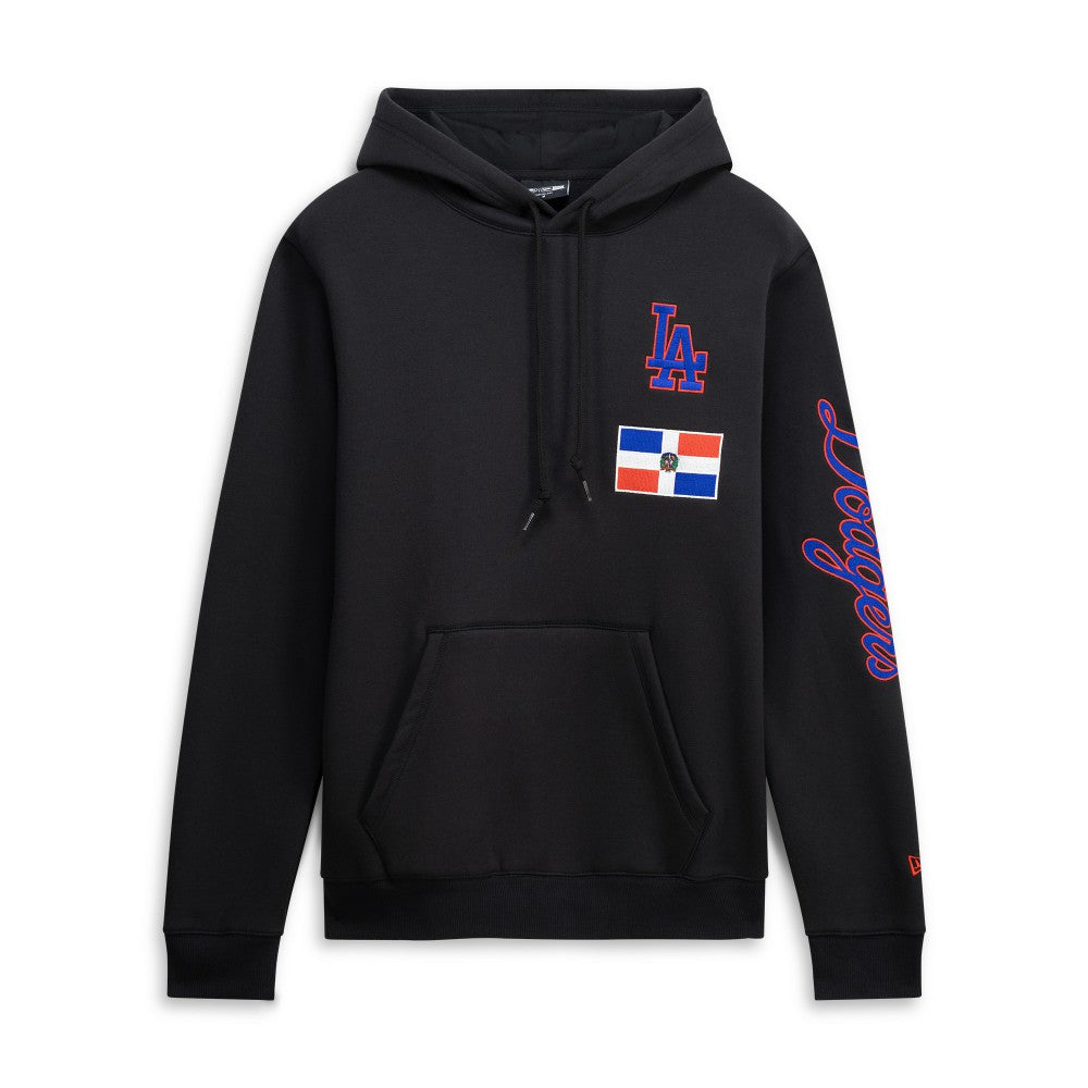 Los Angeles Dodgers Dominican Republic Country Flag Hoodie Black | New Era