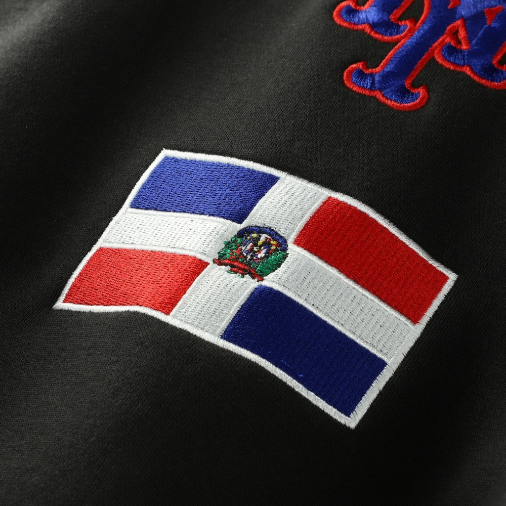 New York Mets Dominican Republic Country Flag Hoodie Black | New Era