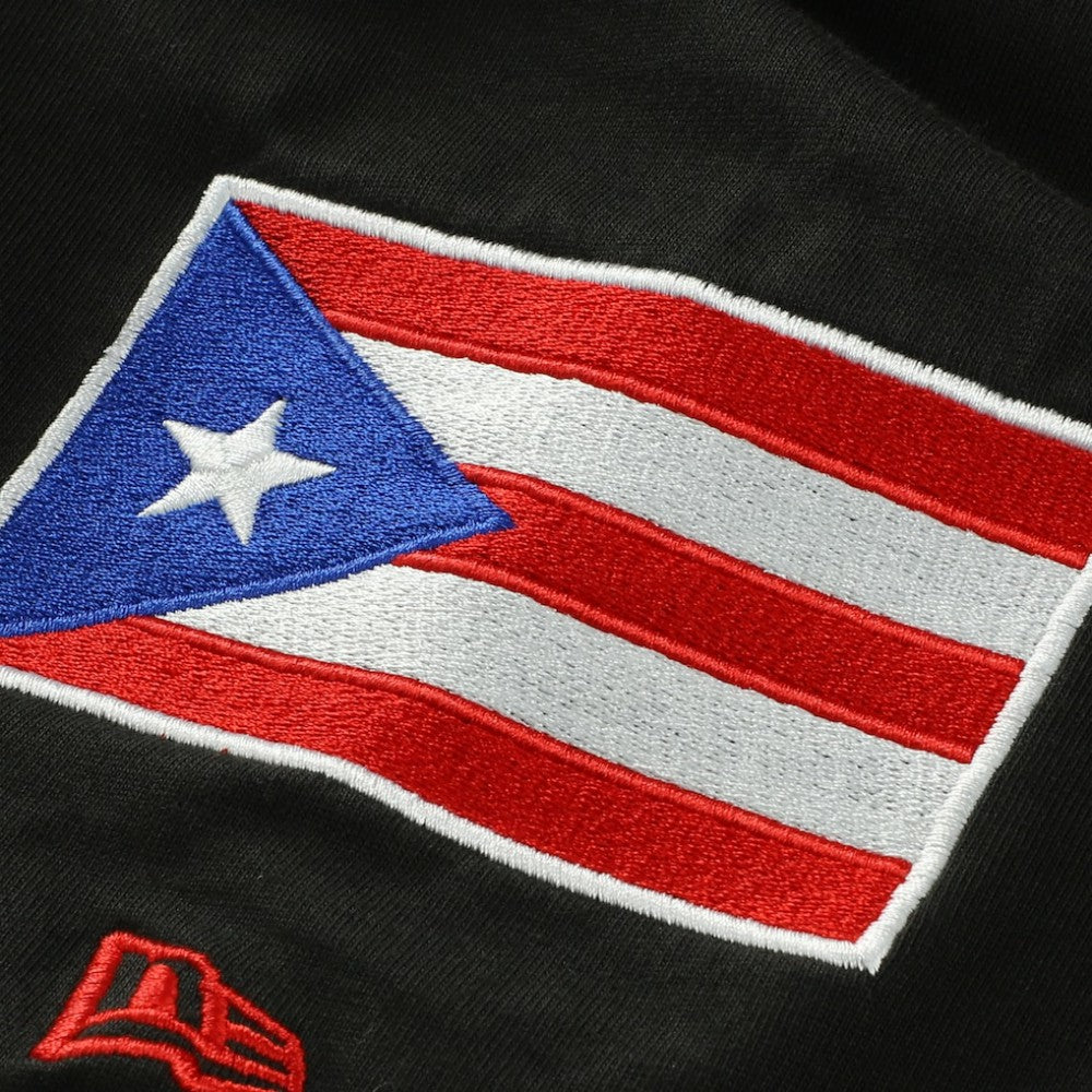 Chicago Cubs Puerto Rico Country Flag T-Shirt Black | New Era