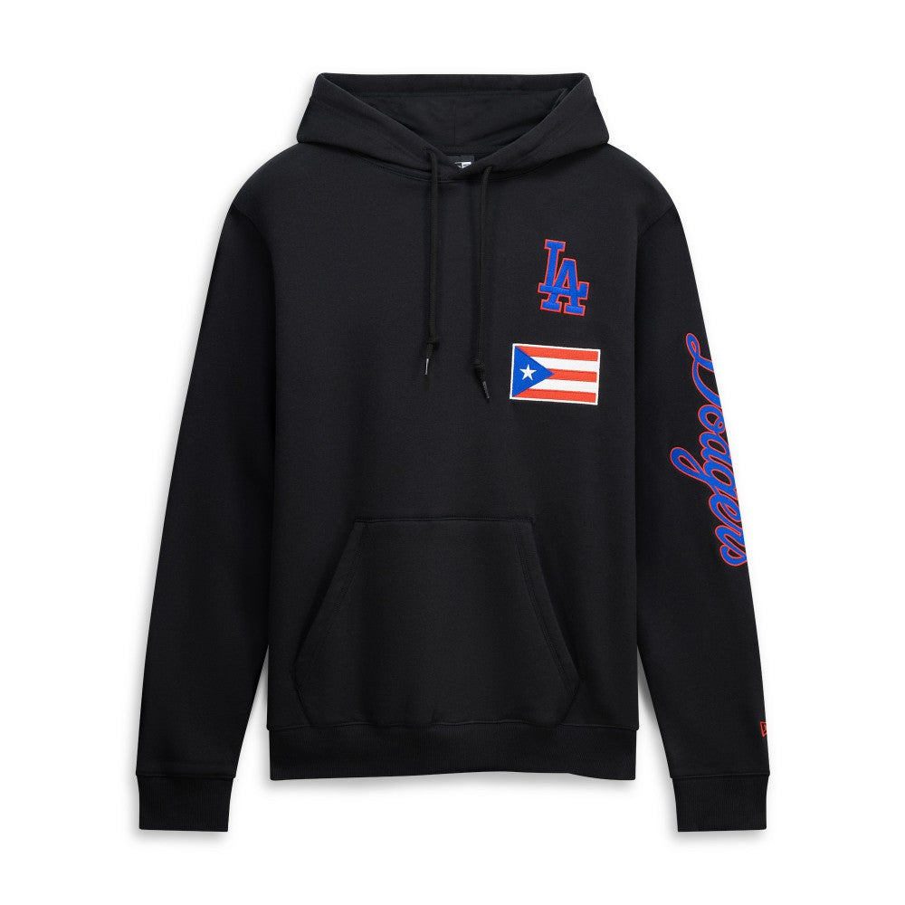 Los Angeles Dodgers Puerto Rico Country Flag Hoodie Black | New Era