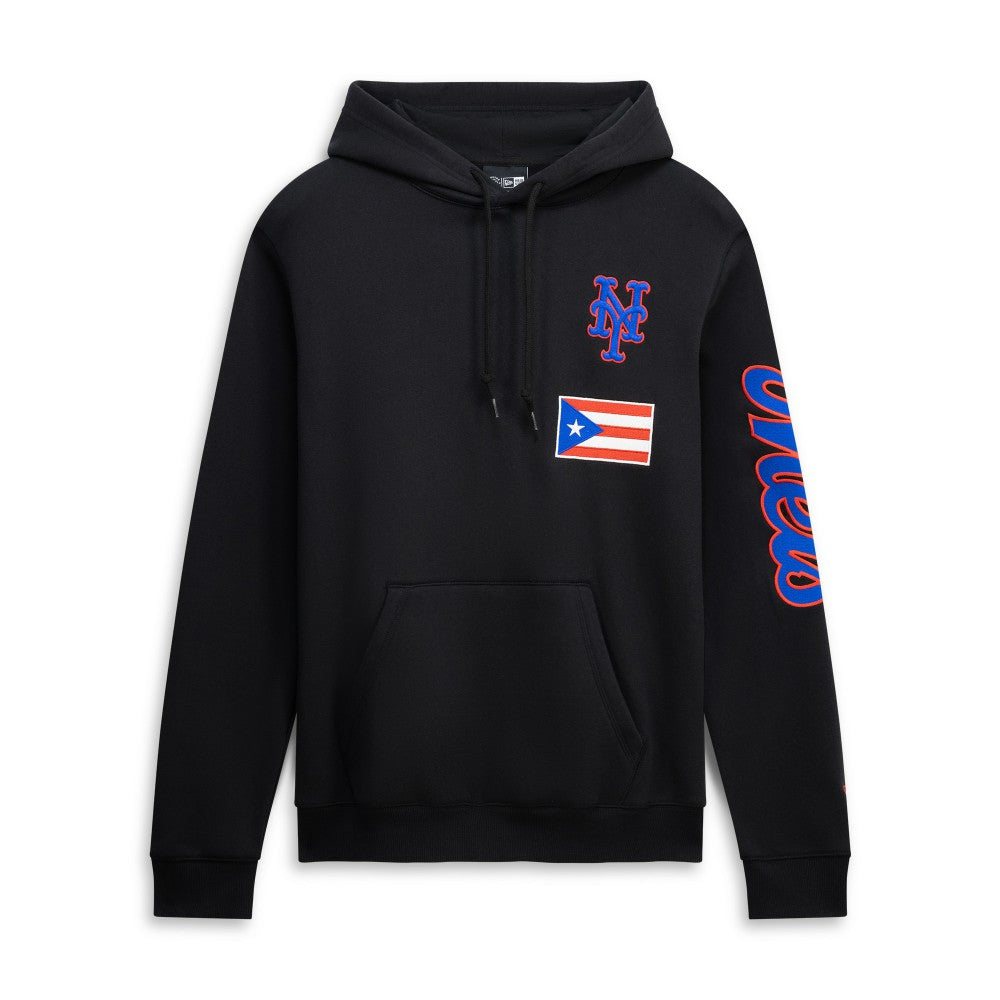 New York Mets Puerto Rico Country Flag Hoodie Black | New Era
