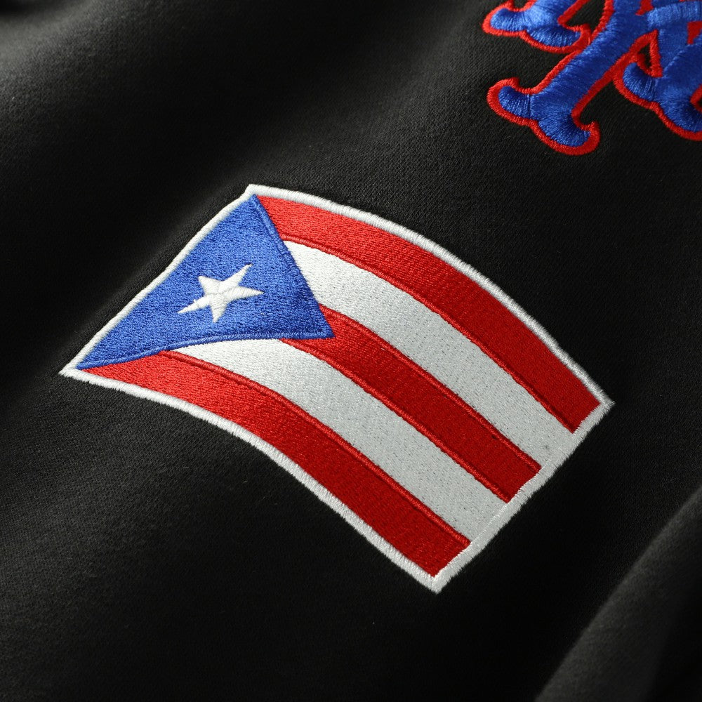 New York Mets Puerto Rico Country Flag Hoodie Black | New Era