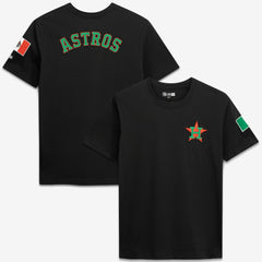 Houston Astros Mexico Country Flag T-Shirt Black | New Era