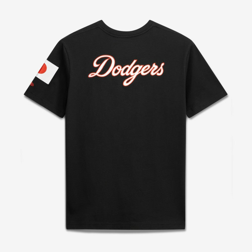 Los Angeles Dodgers Japan Country Flag T-Shirt Black | New Era