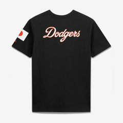 Los Angeles Dodgers Japan Country Flag T-Shirt Black | New Era