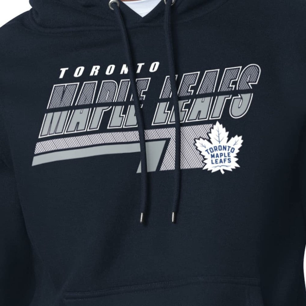 Toronto Maple Leafs Starter Logo Push Fleece Hoodie Blue