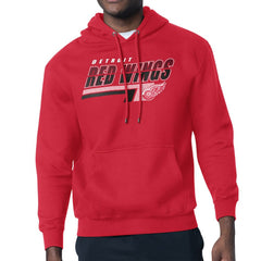 Detroit Red Wings Starter Logo Push Fleece Hoodie Red