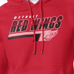 Detroit Red Wings Starter Logo Push Fleece Hoodie Red