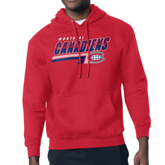 Montreal Canadiens Starter Logo Push Fleece Hoodie Red