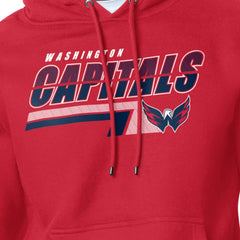 Washington Capitals Starter Logo Push Fleece Hoodie Red