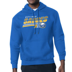 Buffalo Sabres Starter Logo Push Fleece Hoodie Royal