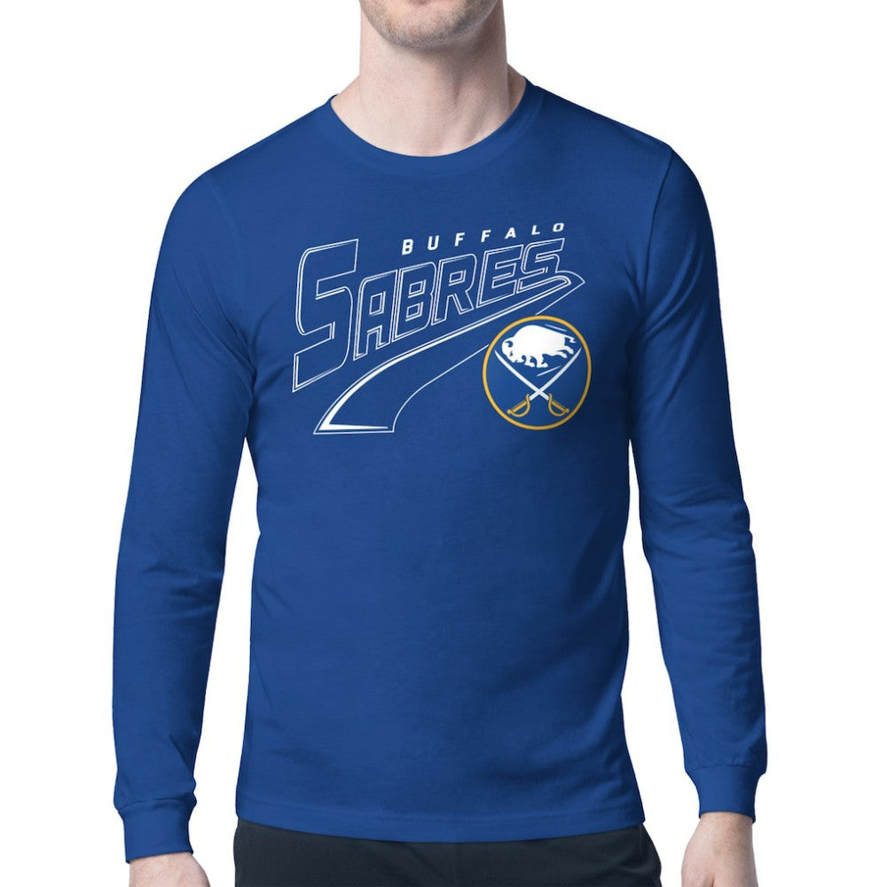 Buffalo Sabres Starter Modern Tailsweep Long Sleeve T-Shirt Royal