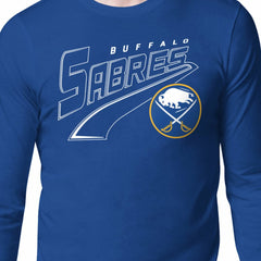 Buffalo Sabres Starter Modern Tailsweep Long Sleeve T-Shirt Royal
