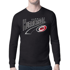 Carolina Hurricanes Starter Modern Tailsweep Long Sleeve T-Shirt Black