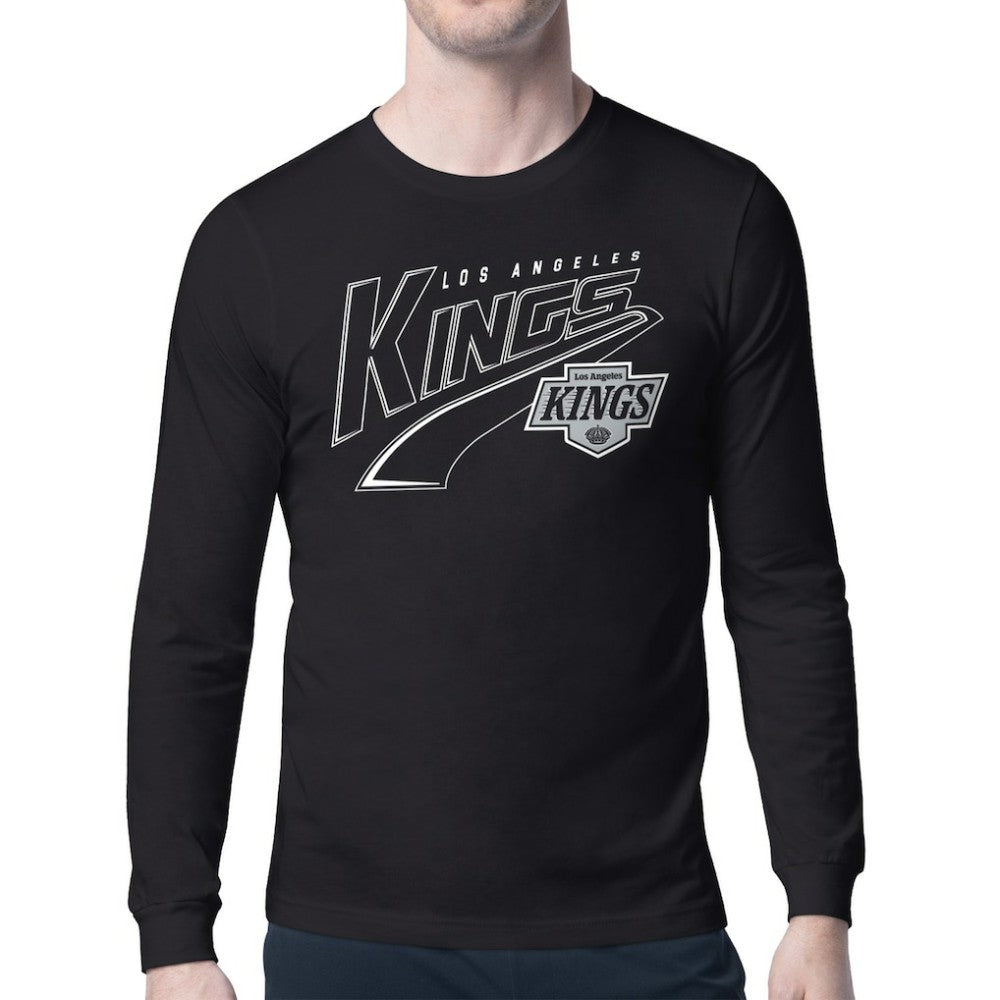 Los Angeles Kings Starter Modern Tailsweep Long Sleeve T-Shirt Black