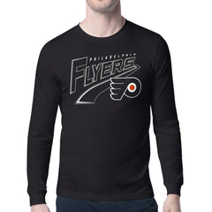 Philadelphia Flyers Starter Modern Tailsweep Long Sleeve T-Shirt Black