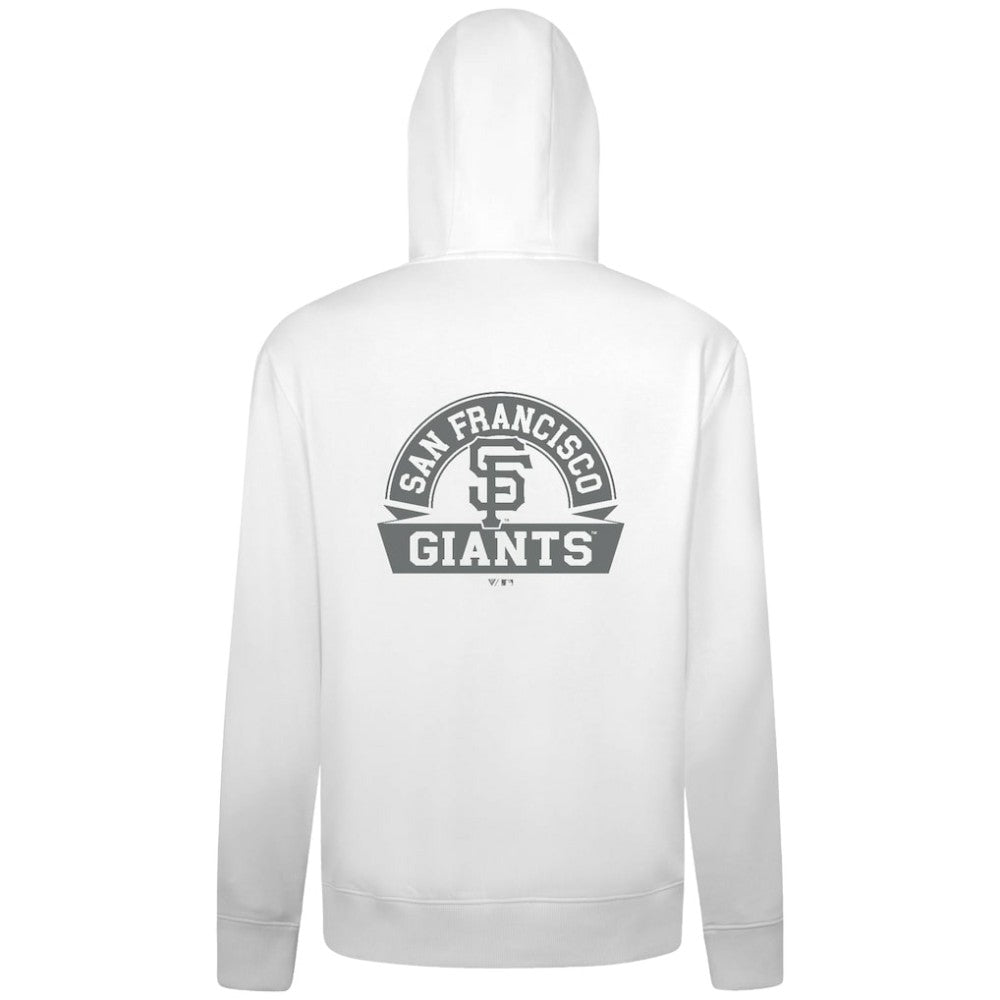 San Francisco Giants Levelwear Podium Banner Arch Full-Zip Hoodie White